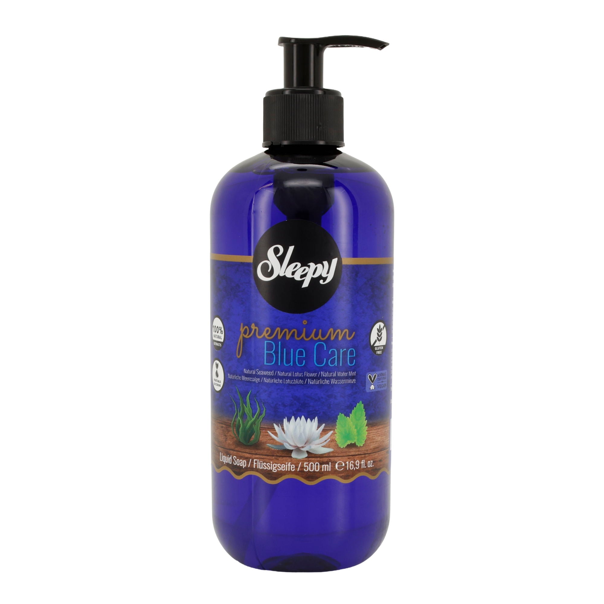 Sleepy premium – Blue Care | Handseife - Flüssigseife 550 ml SLEEPY